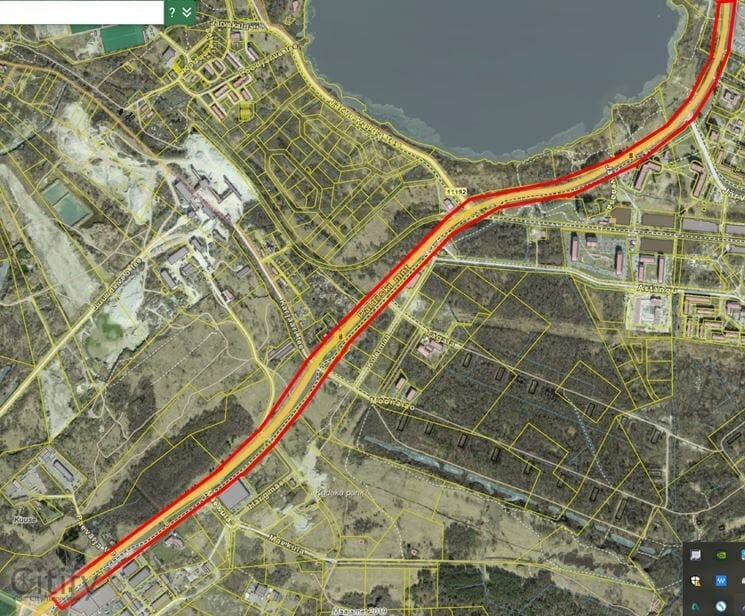 Paldiski mnt 2+2 sõidurajaga maantee (Paldiski mnt 116a - linna piir) visualization